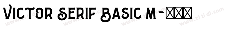 Victor Serif Basic M字体转换
